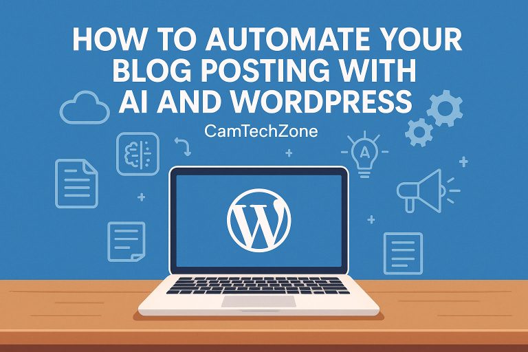 How to Automate Your Blog Posting with AI and WordPress – CamTechZone