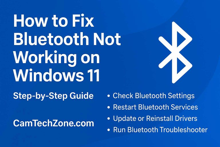 How to Fix Bluetooth Not Working on Windows 11