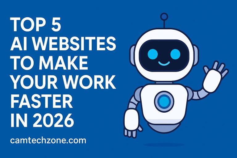 Top 5 AI Websites to Make Your Work Faster in 2026
